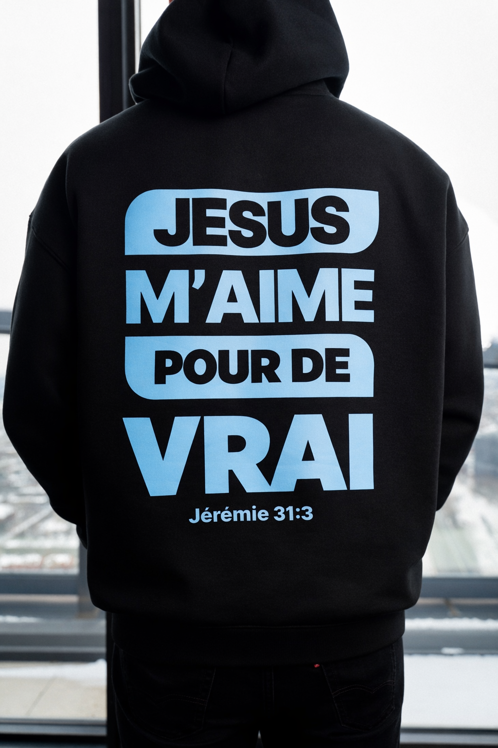 JÉSUS M’AIME Pour De Vrai - Hoodie