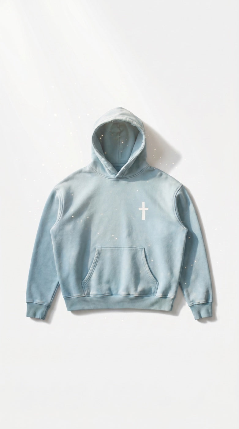 Hoodie Jésus m'aime pour de vrai vue de face